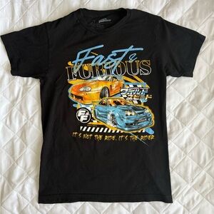 Fast & Furious Black Graphic Tee